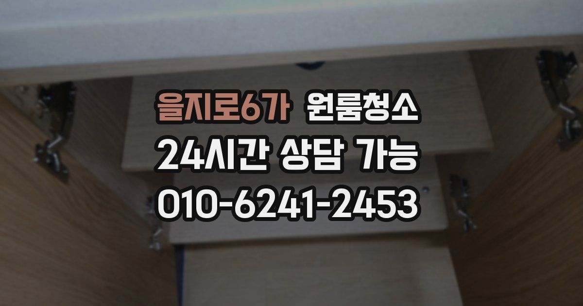 을지로6가 입주청소