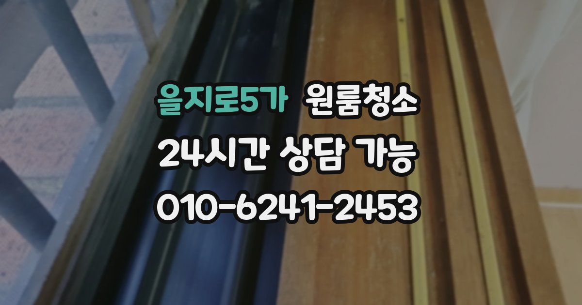을지로5가 입주청소