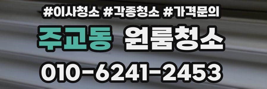 주교동 이사청소