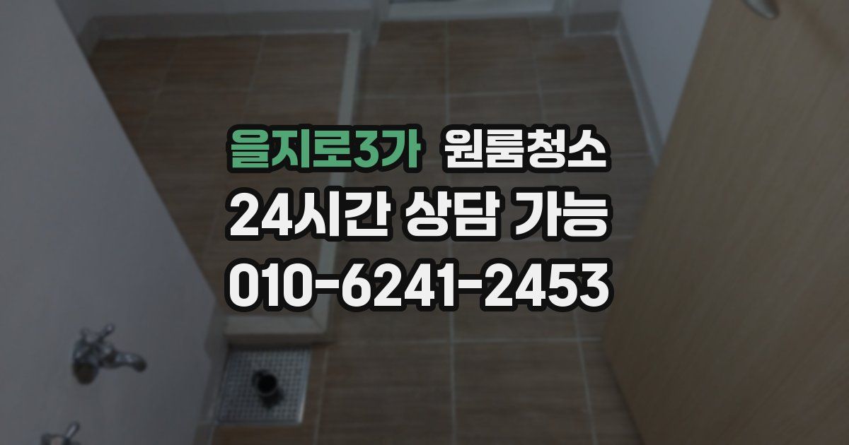 을지로3가 입주청소