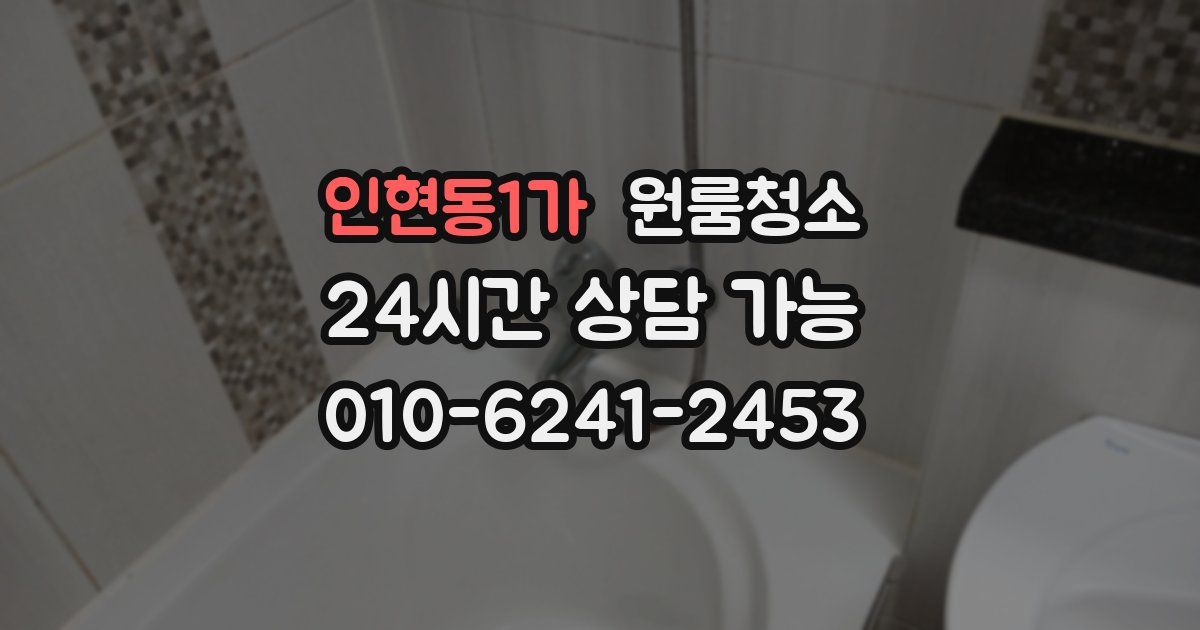 인현동1가 입주청소