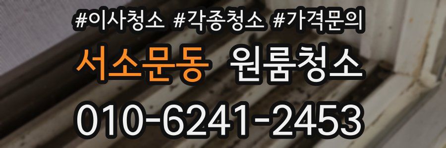 서소문동 이사청소