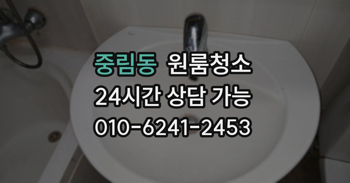 중림동 입주청소