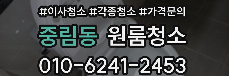 중림동 이사청소