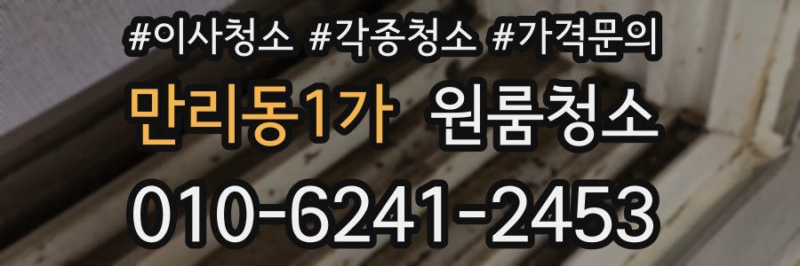 만리동1가 이사청소