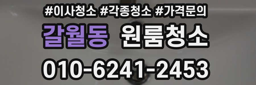 갈월동 이사청소