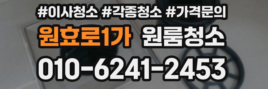 원효로1가 이사청소