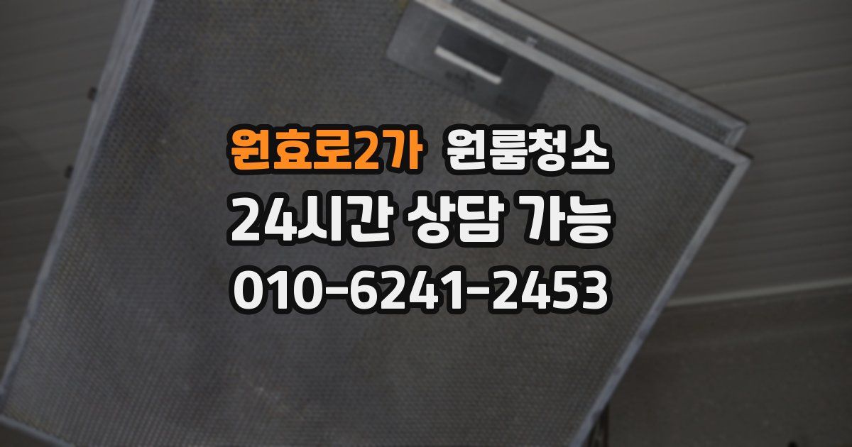 원효로2가 입주청소