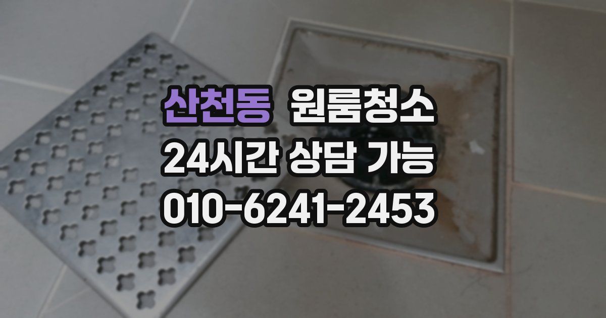 산천동 입주청소