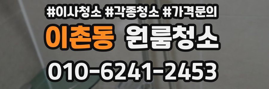 이촌동 이사청소