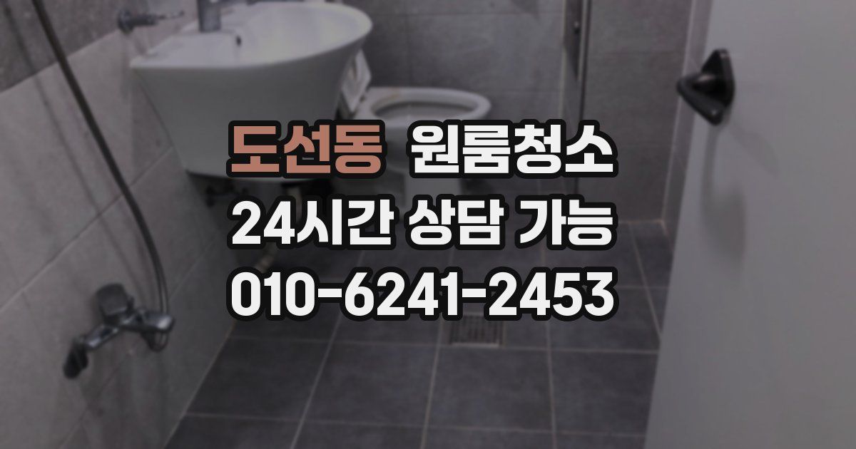 도선동 입주청소