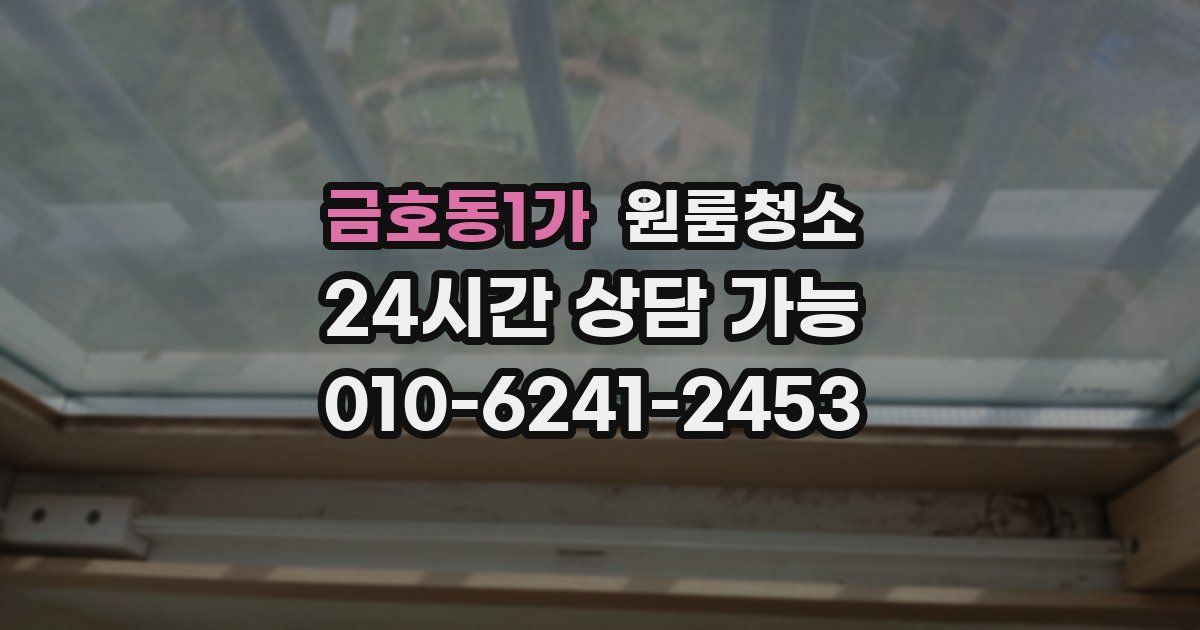 금호동1가 입주청소