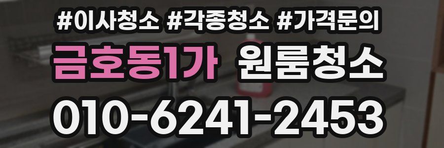 금호동1가 이사청소