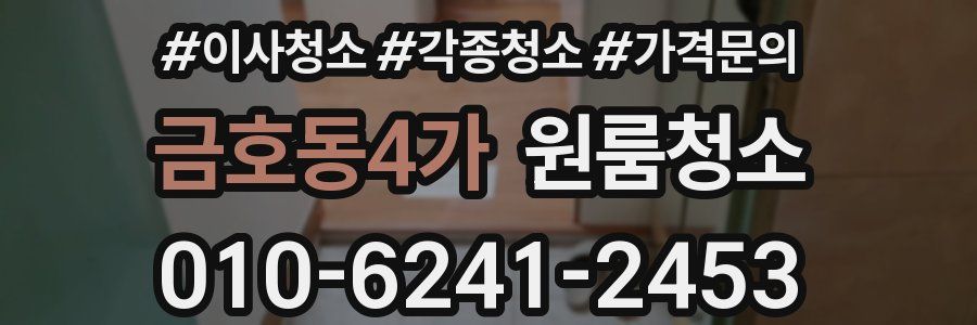 금호동4가 이사청소