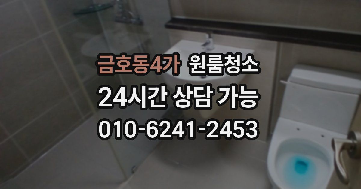 금호동4가 입주청소