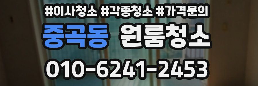 중곡동 이사청소