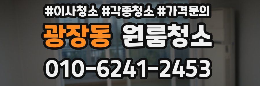 광장동 이사청소