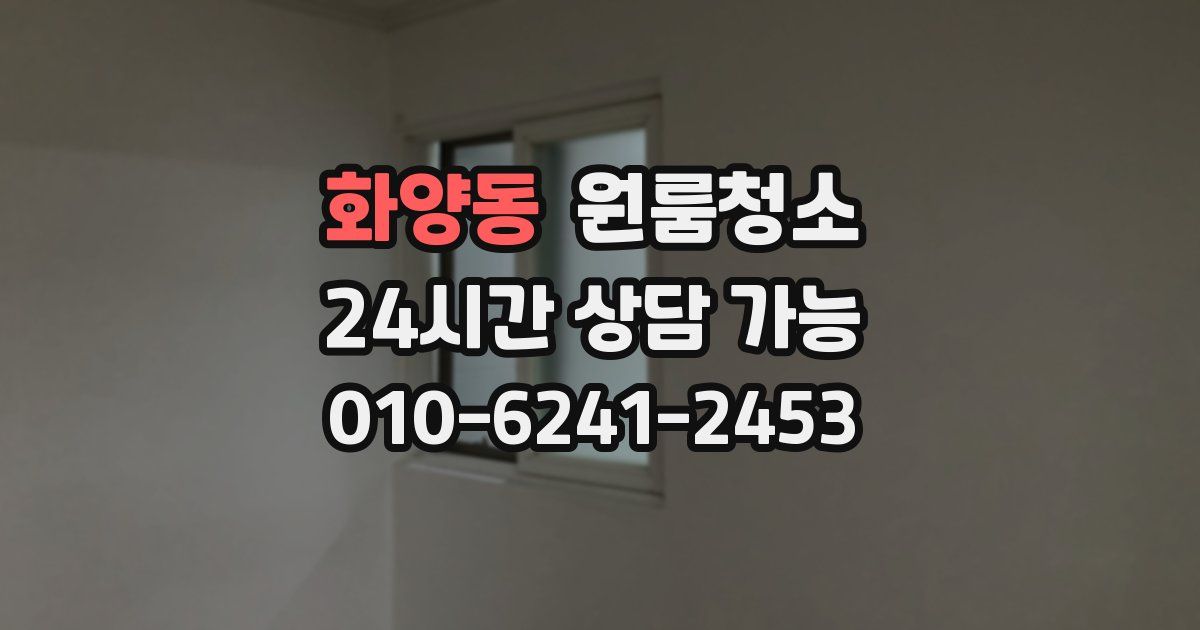 화양동 입주청소