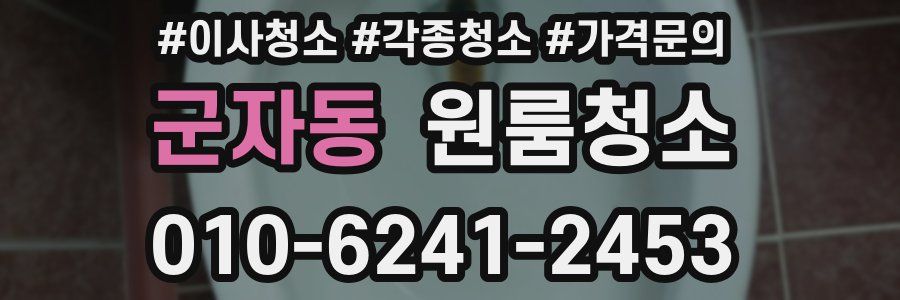 군자동 이사청소