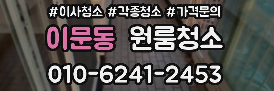 이문동 이사청소