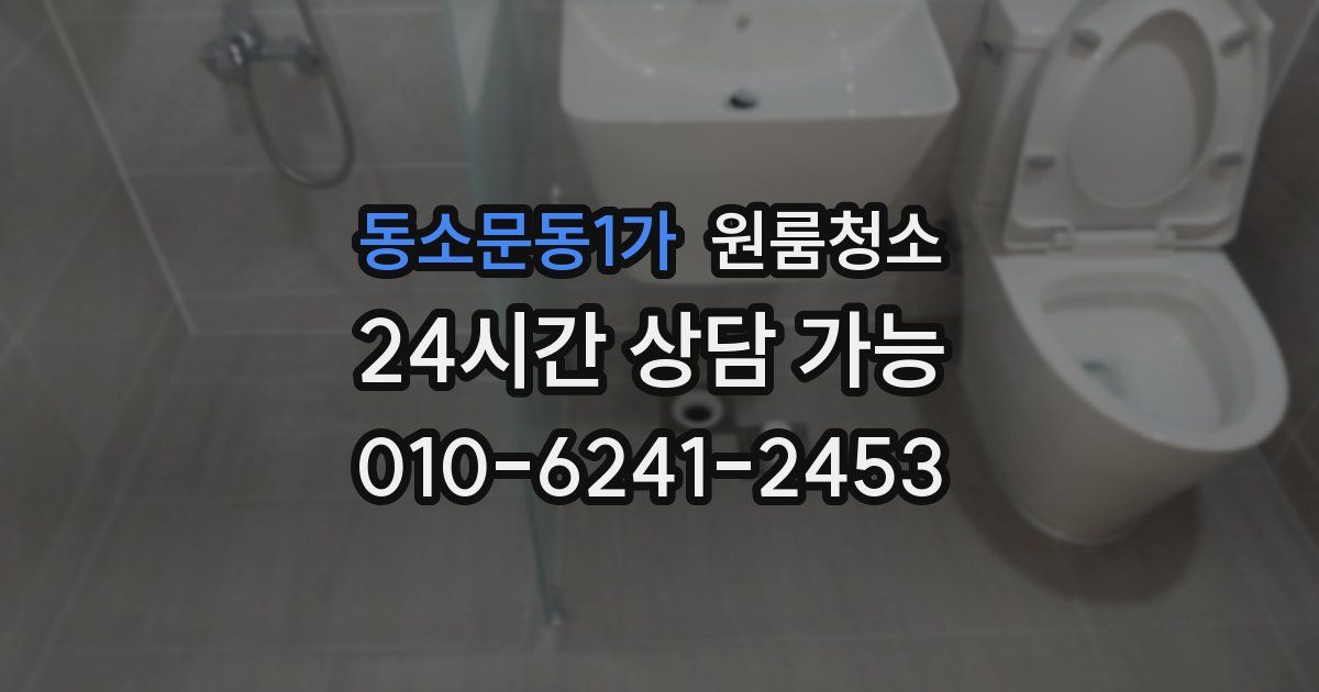 동소문동1가 입주청소