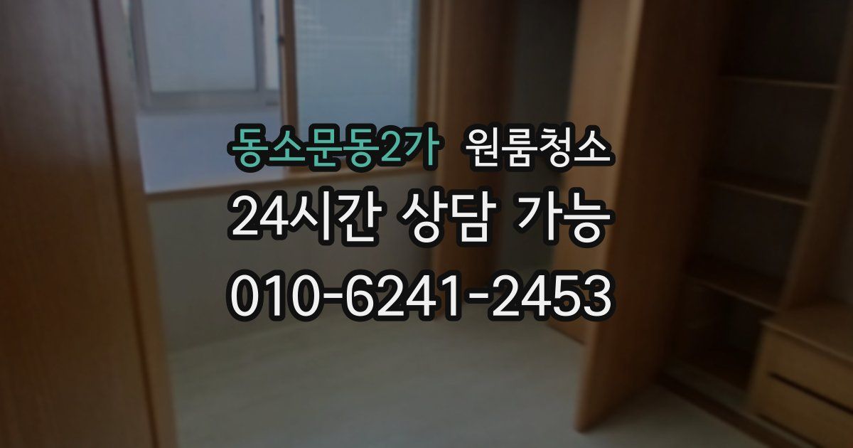 동소문동2가 입주청소