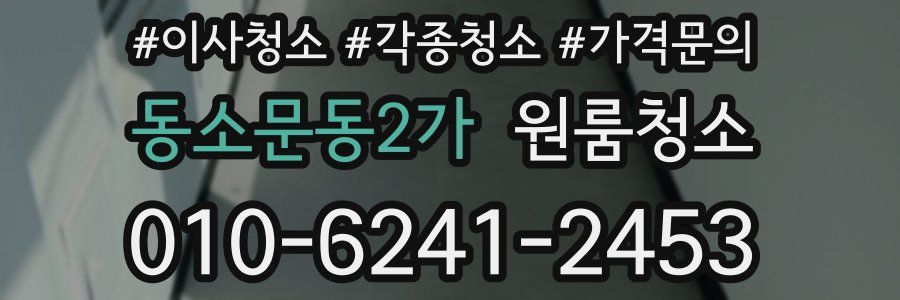 동소문동2가 이사청소