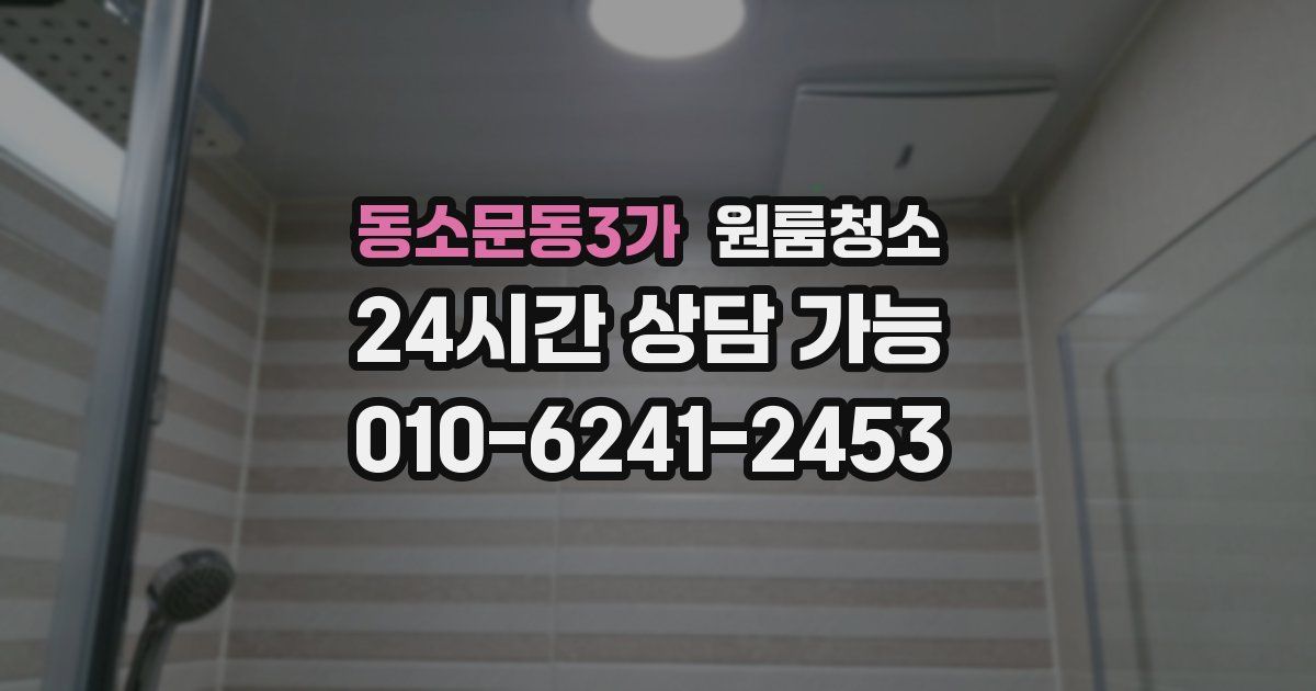 동소문동3가 입주청소