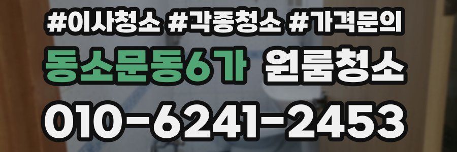 동소문동6가 이사청소
