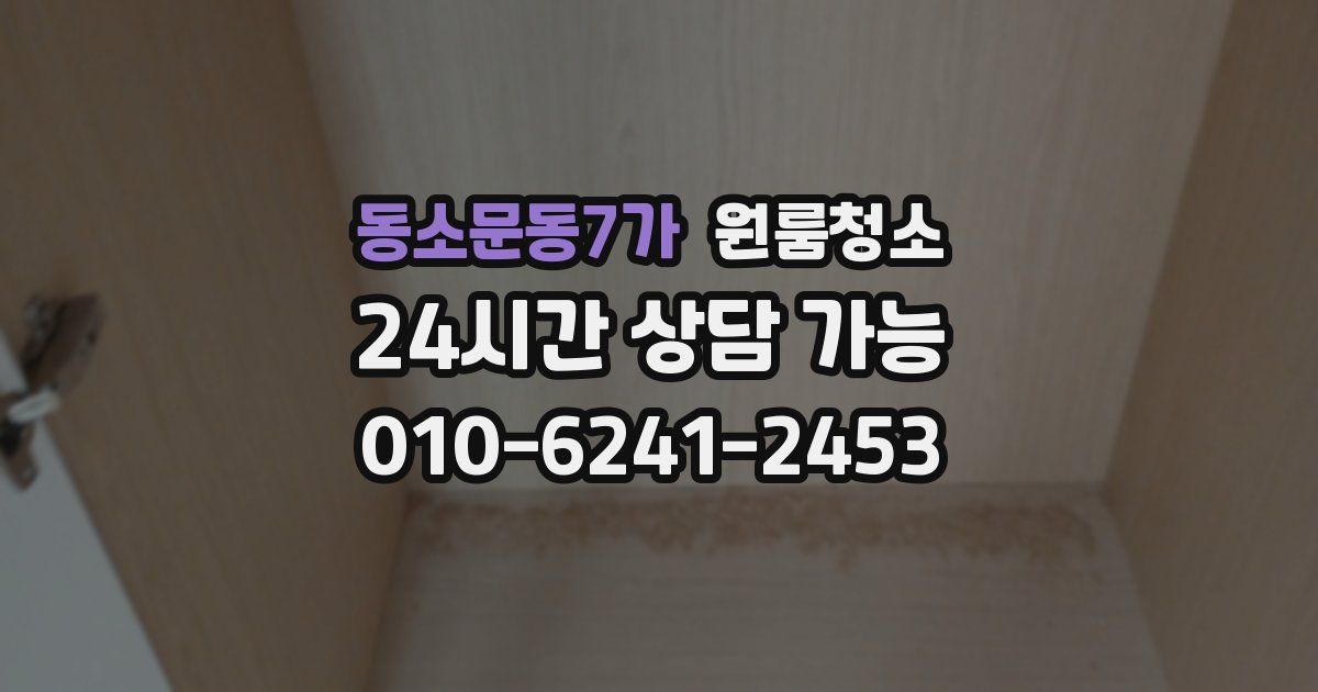 동소문동7가 입주청소