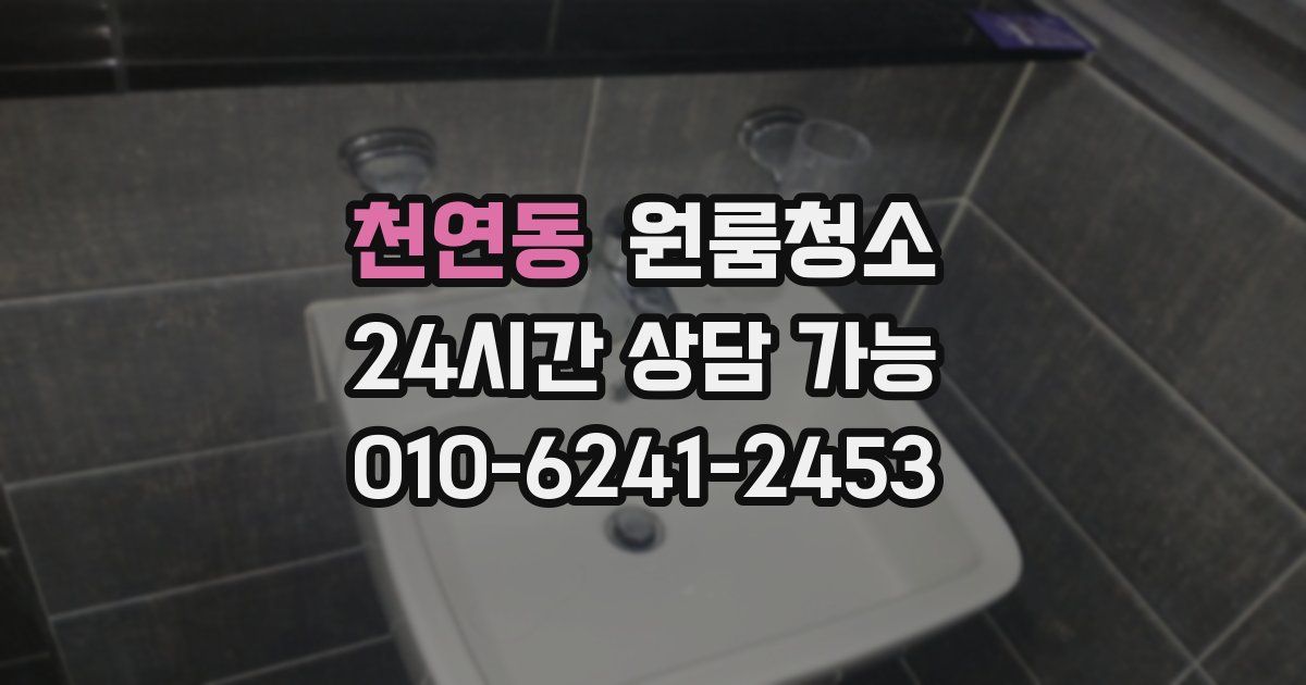 천연동 입주청소