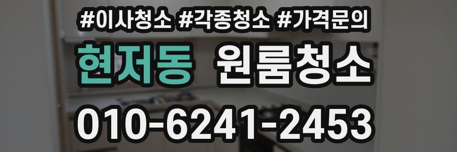 현저동 이사청소