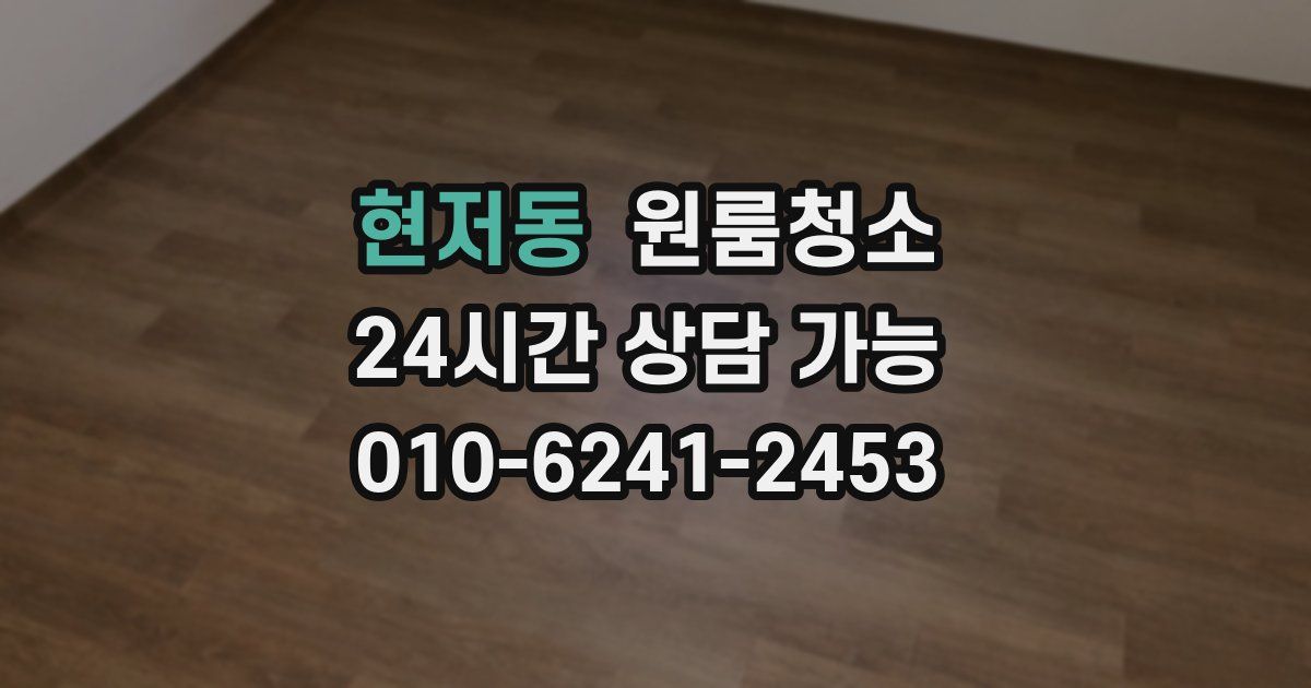 현저동 입주청소