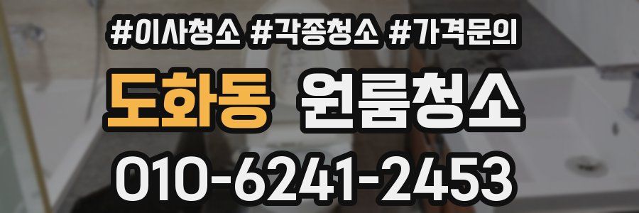 도화동 이사청소