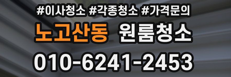 노고산동 이사청소