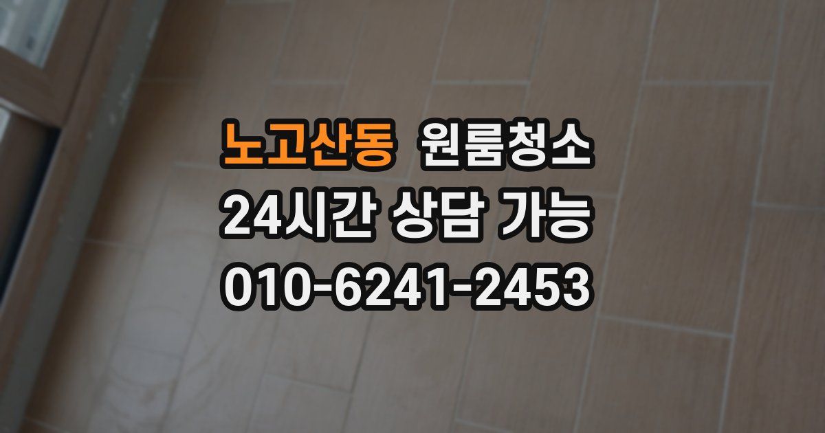 노고산동 입주청소