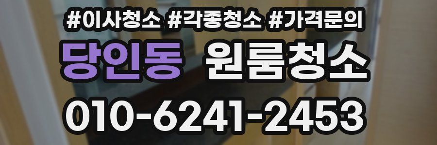 당인동 이사청소