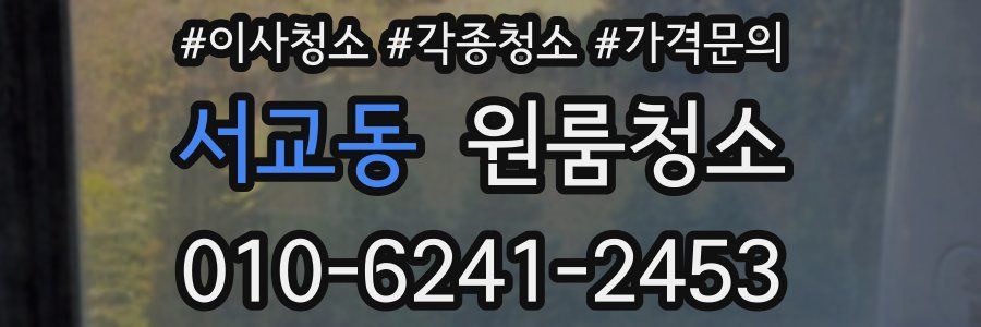 서교동 이사청소