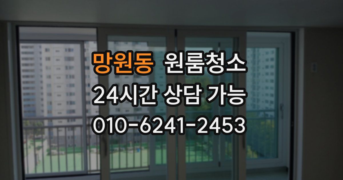 망원동 입주청소