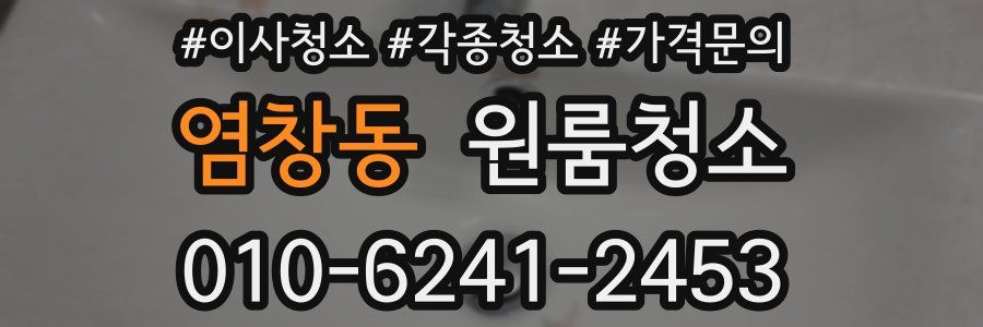 염창동 이사청소