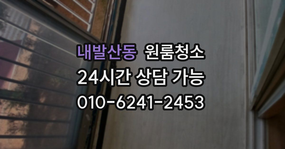 내발산동 입주청소