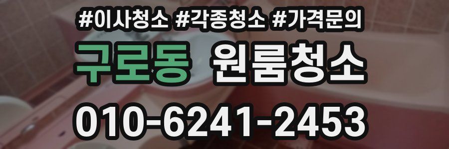 구로동 이사청소