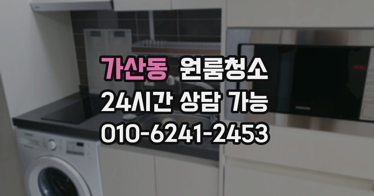 가산동 입주청소