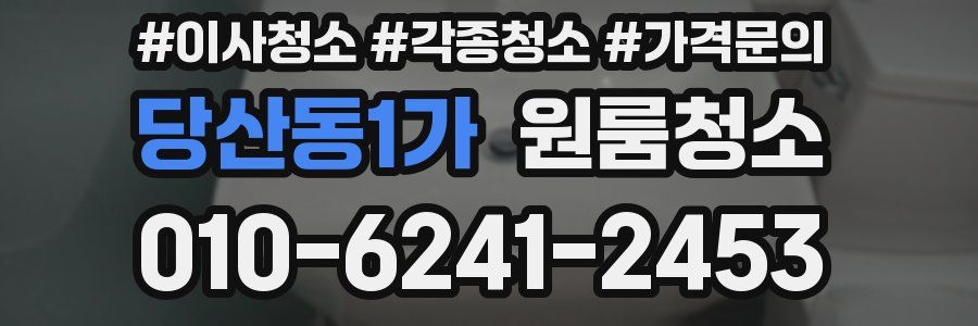 당산동1가 이사청소