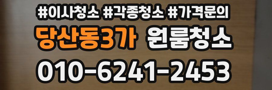 당산동3가 이사청소