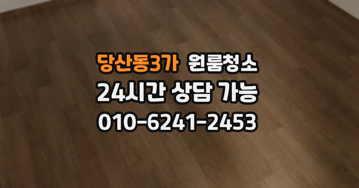 당산동3가 입주청소