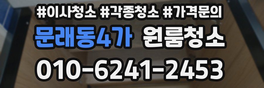 문래동4가 이사청소