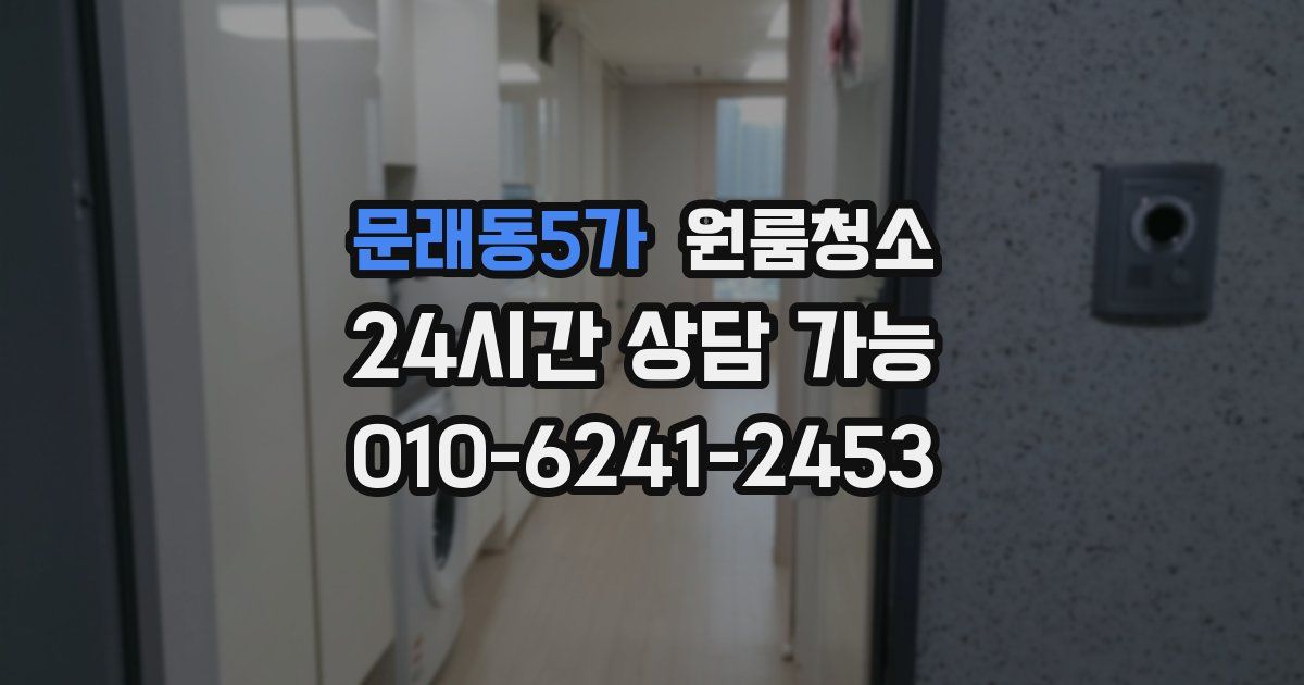 문래동5가 입주청소