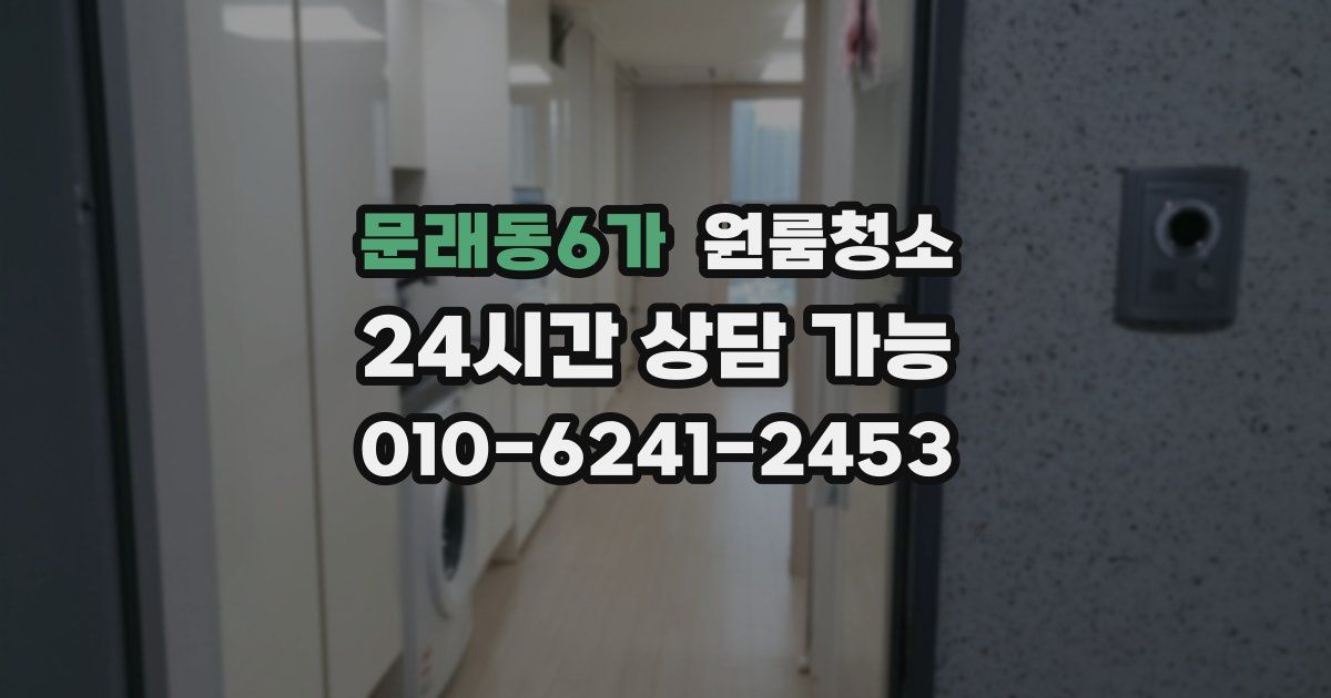 문래동6가 입주청소