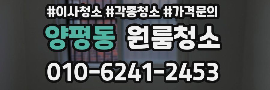 양평동 이사청소
